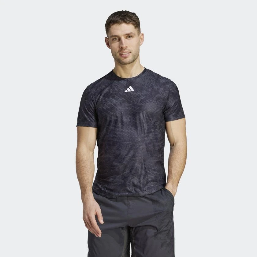 商品Adidas|Men's adidas Tennis Paris HEAT.RDY FreeLift Tee,价格¥278,第2张图片详细描述