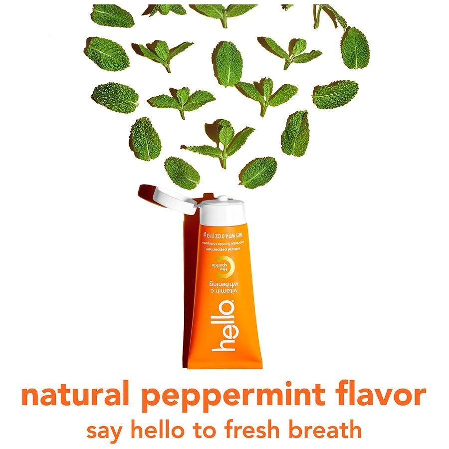 商品Hello|Vitamin C Whitening Toothpaste With Fluoride Peppermint,价格¥57,第5张图片详细描述