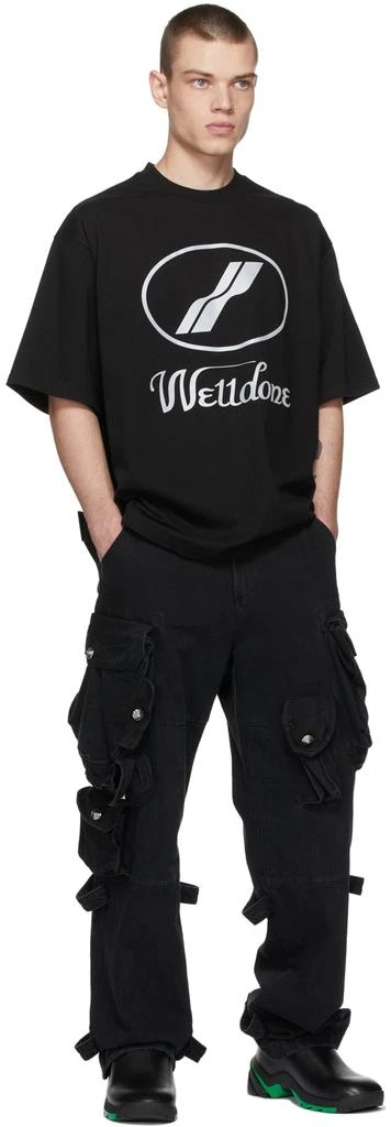 商品We11done|Black Logo T-Shirt,价格¥1044,第4张图片详细描述