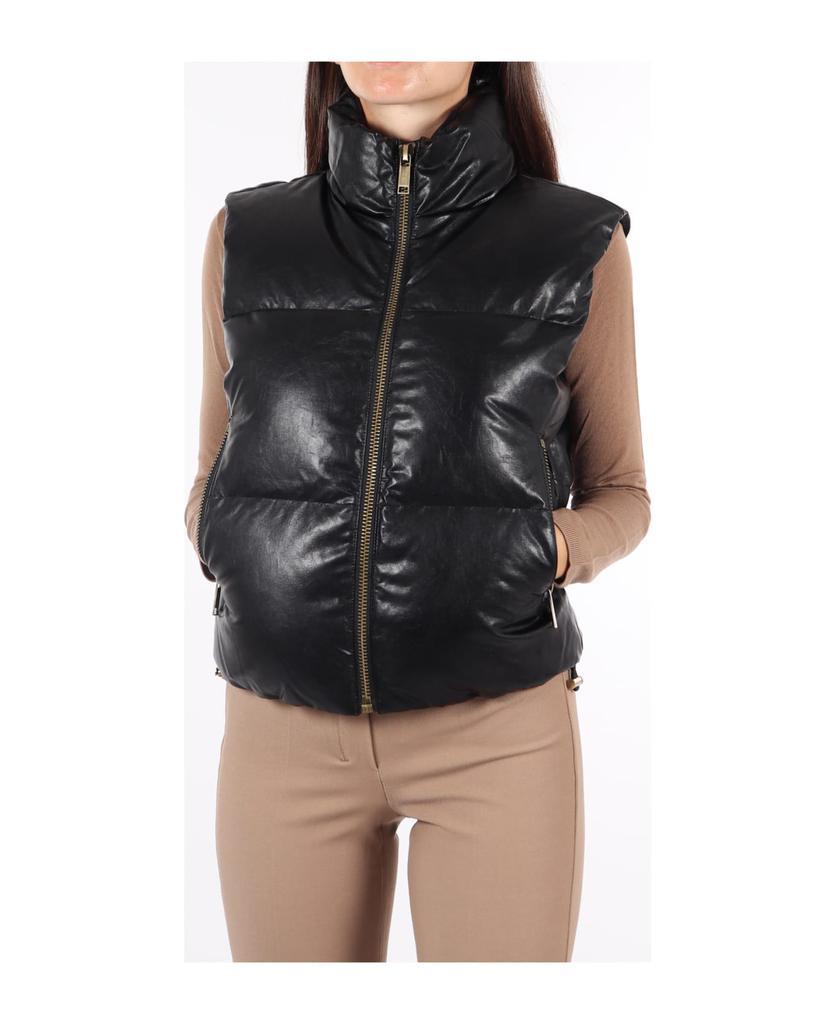 商品Michael Kors|Leather Puffer West Down Jacket,价格¥2306,第5张图片详细描述