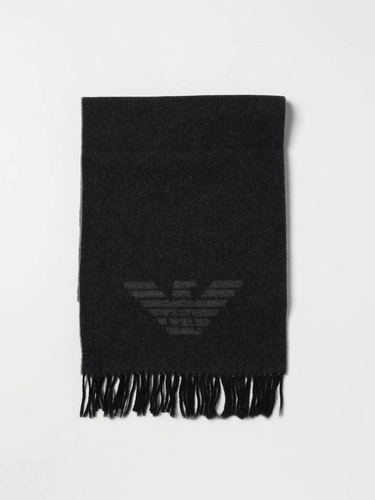 商品Emporio Armani|Emporio Armani scarf in jacquard wool,价格¥399,第1张图片