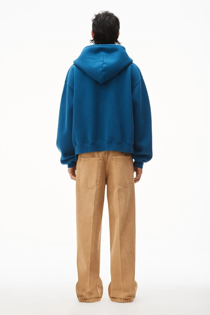 ZIP HOODIE IN DENSE FLEECE 商品