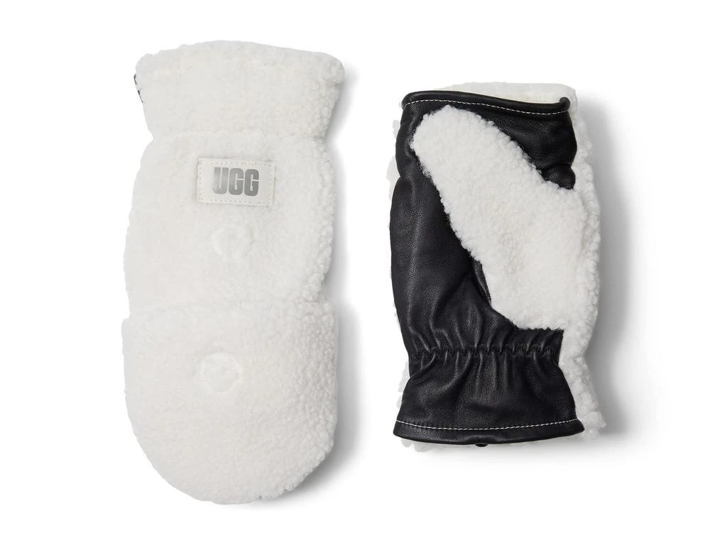 商品UGG|Sherpa Flit Mitt with Conductive Tech Leather Palm and Thumb,价格¥293,第1张图片