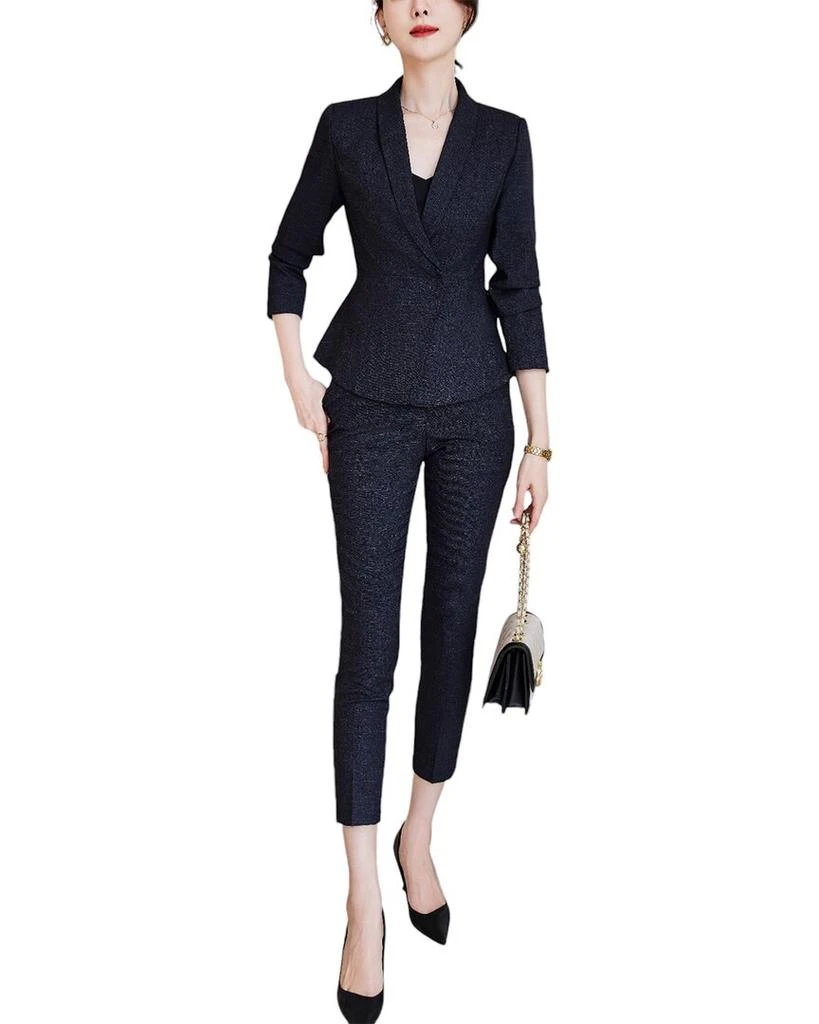 商品LIONELLO SALVI|2pc Blazer & Pant Set,价格¥1125,第1张图片