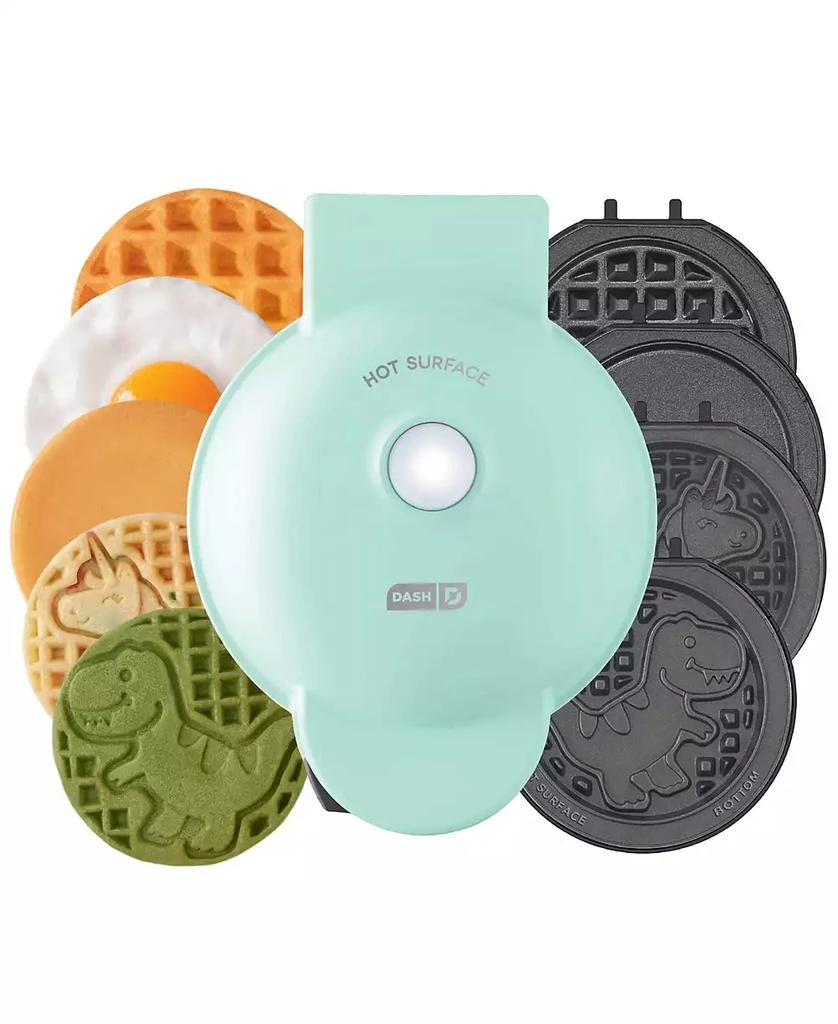 商品Dash|MultiMaker™ Waffle & Griddle Mini System with Removable Plates,价格¥223,第1张图片