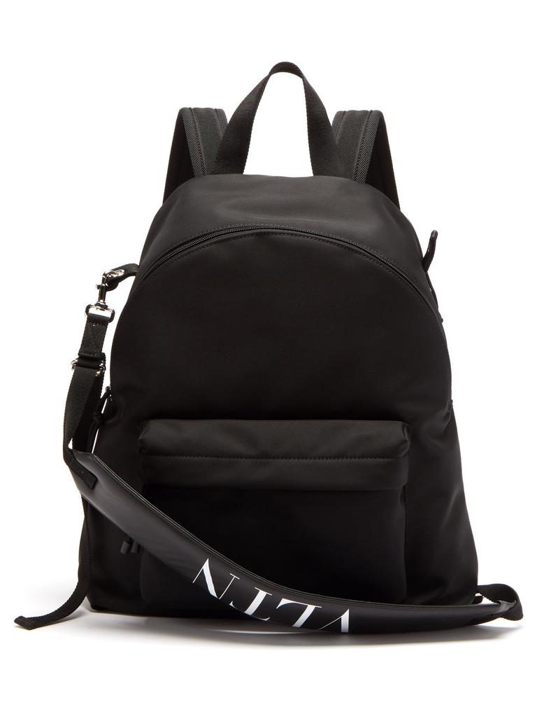 VLTN-logo canvas backpack商品第1张图片规格展示