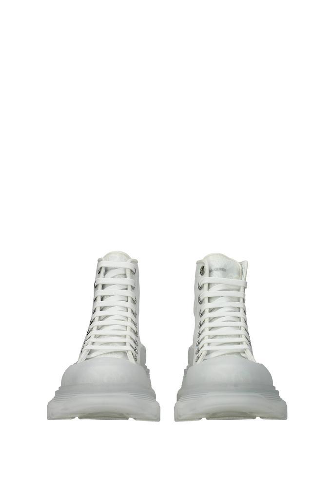 商品Alexander McQueen|Ankle boots Fabric Gray,价格¥4562,第5张图片详细描述