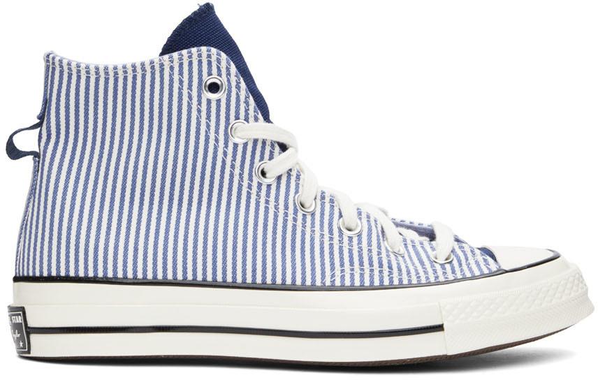 Blue & White Chuck 70 Sneakers商品第1张图片规格展示