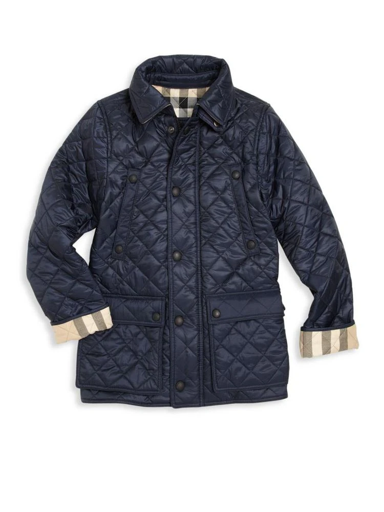 商品Burberry|Little Boy's & Boy's Charlie Quilted Jacket,价格¥2189,第2张图片详细描述