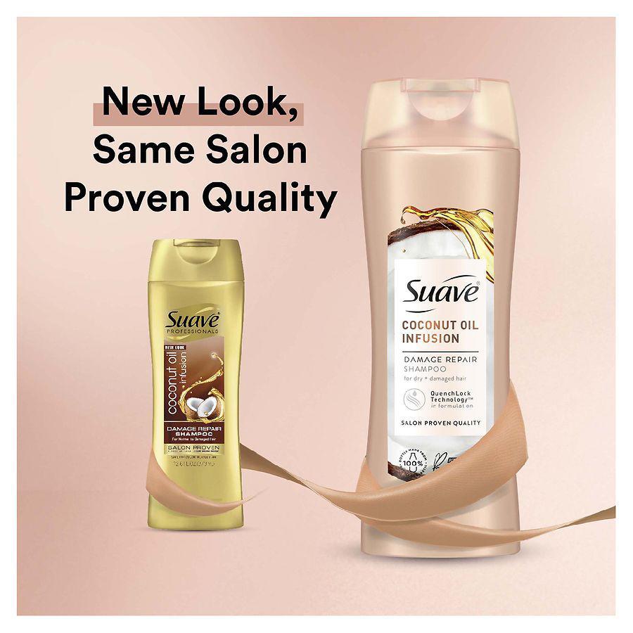 商品Suave|Damage Repair Shampoo Coconut Oil Infusion,价格¥30,第7张图片详细描述