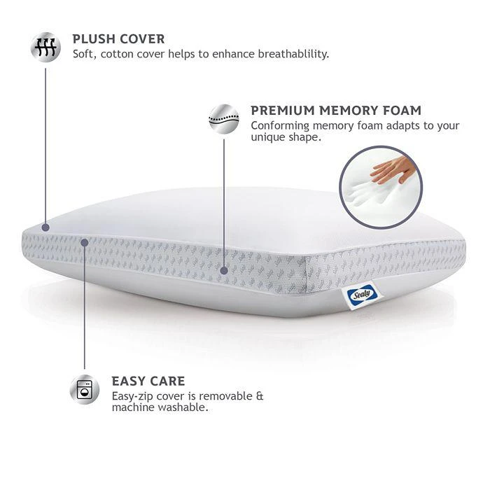 Memory Foam Bed Pillow, Standard 商品