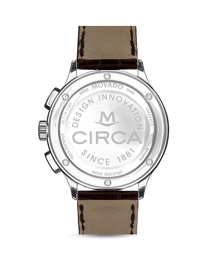 商品Movado|Movado Men's Circa Chronograph Watch, 42mm,价格¥7747,第3张图片详细描述