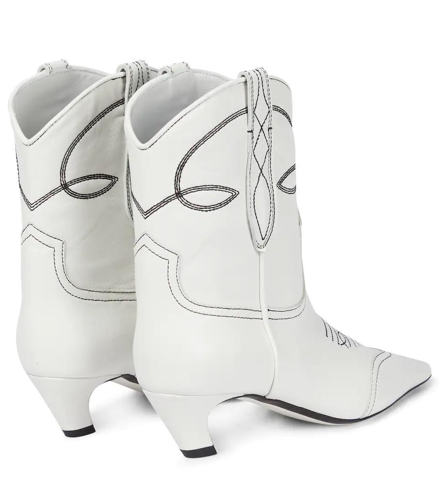 商品Khaite|Dallas leather cowboy boots,价格¥7151,第5张图片详细描述