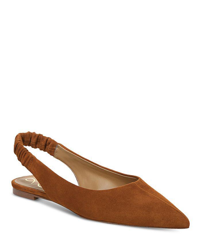 商品Sam Edelman|Women's Whitney Pointed Toe Slingback Flats,价格¥887,第1张图片