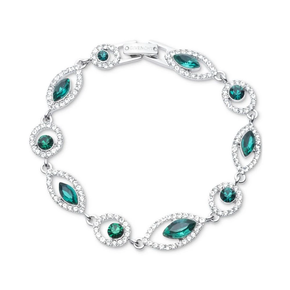 商品Givenchy|Silver-Tone Stone & Crystal Marquise & Round Link Bracelet,价格¥500,第1张图片