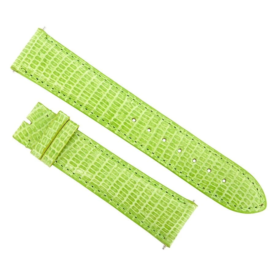 商品Hadley Roma|20 MM Shiny Lime Lizard Leather Strap,价格¥261,第1张图片