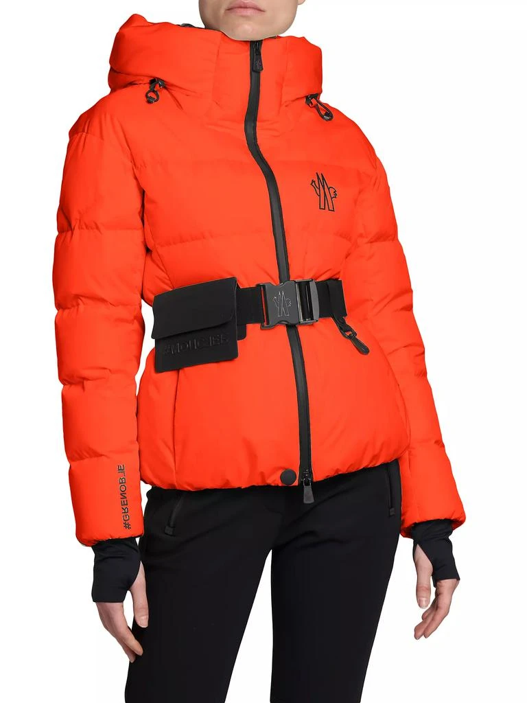 商品Moncler|Performance &amp; Style Bouquetin Belted Down Jacket,价格¥18590,第3张图片详细描述