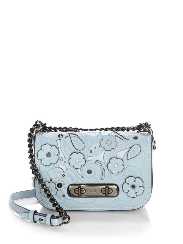 商品Coach|花朵装饰斜挎包,价格¥1539,第1张图片