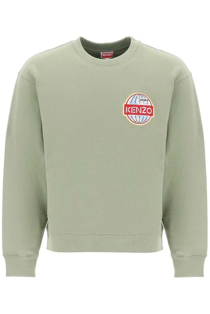 商品Kenzo|Kenzo Travel Logo Patch Crewneck Sweatshirt,价格¥2008,第1张图片