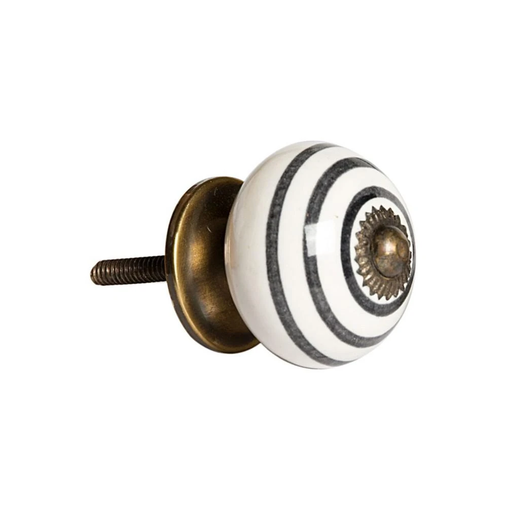 商品KNOB-IT|Handpainted Ceramic Knob Set of 12,价格¥469,第3张图片详细描述