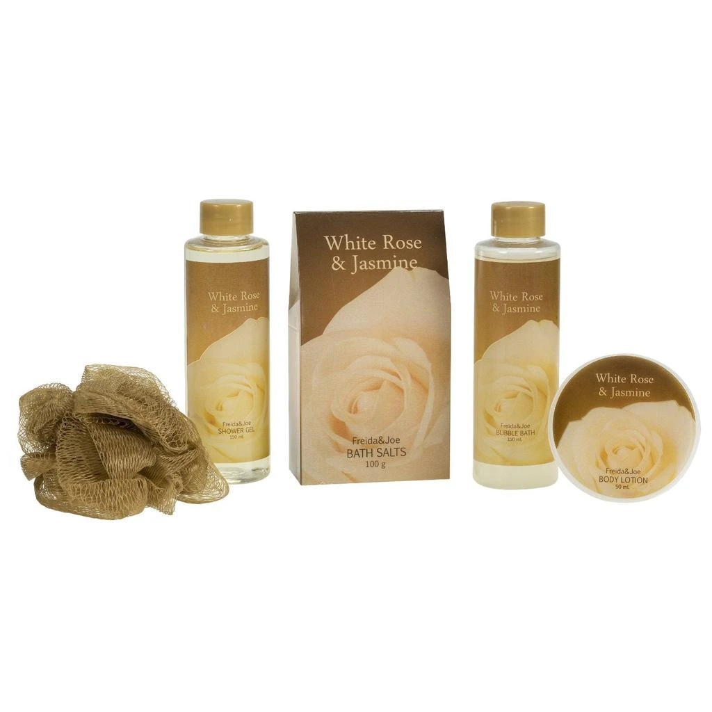 商品Freida And Joe|White Rose & Jasmine Fragrance Bath & Body Spa Gift Set,价格¥211,第2张图片详细描述