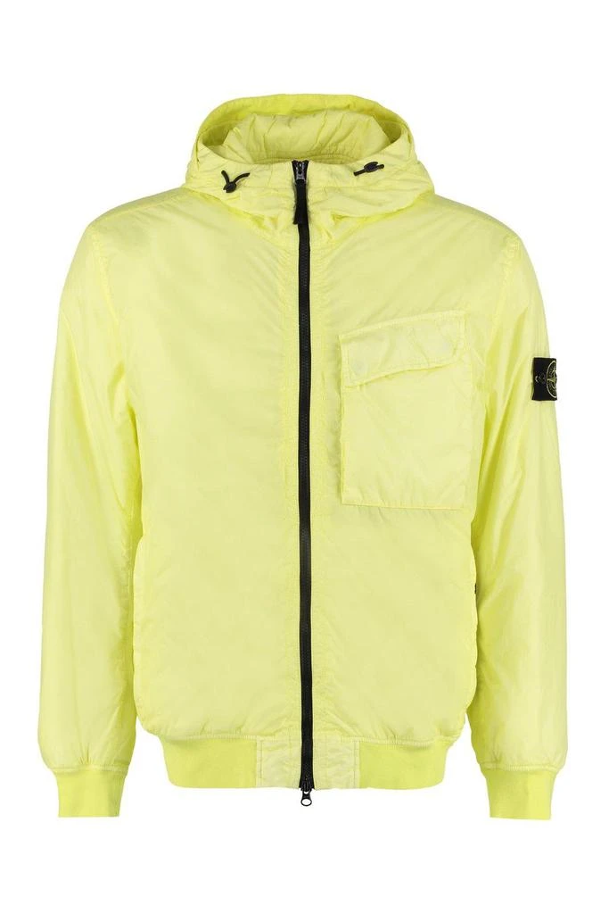 商品Stone Island|Stone Island Logo Patch Zip-up Padded Jacket,价格¥4462,第1张图片