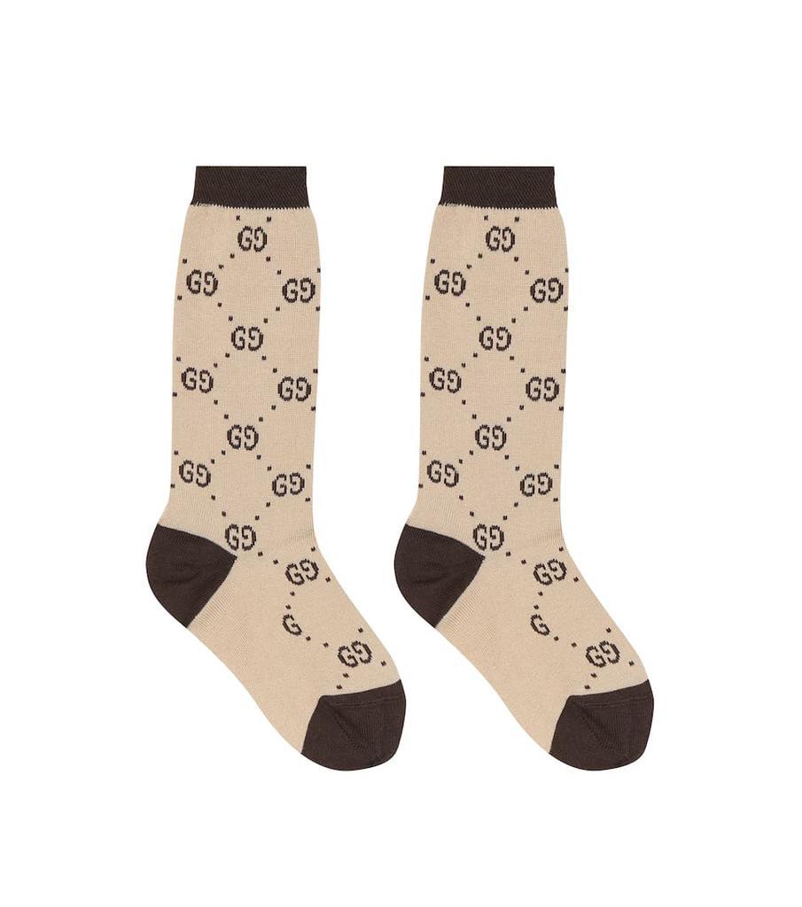 商品Gucci|GG cotton-blend socks,价格¥527,第1张图片