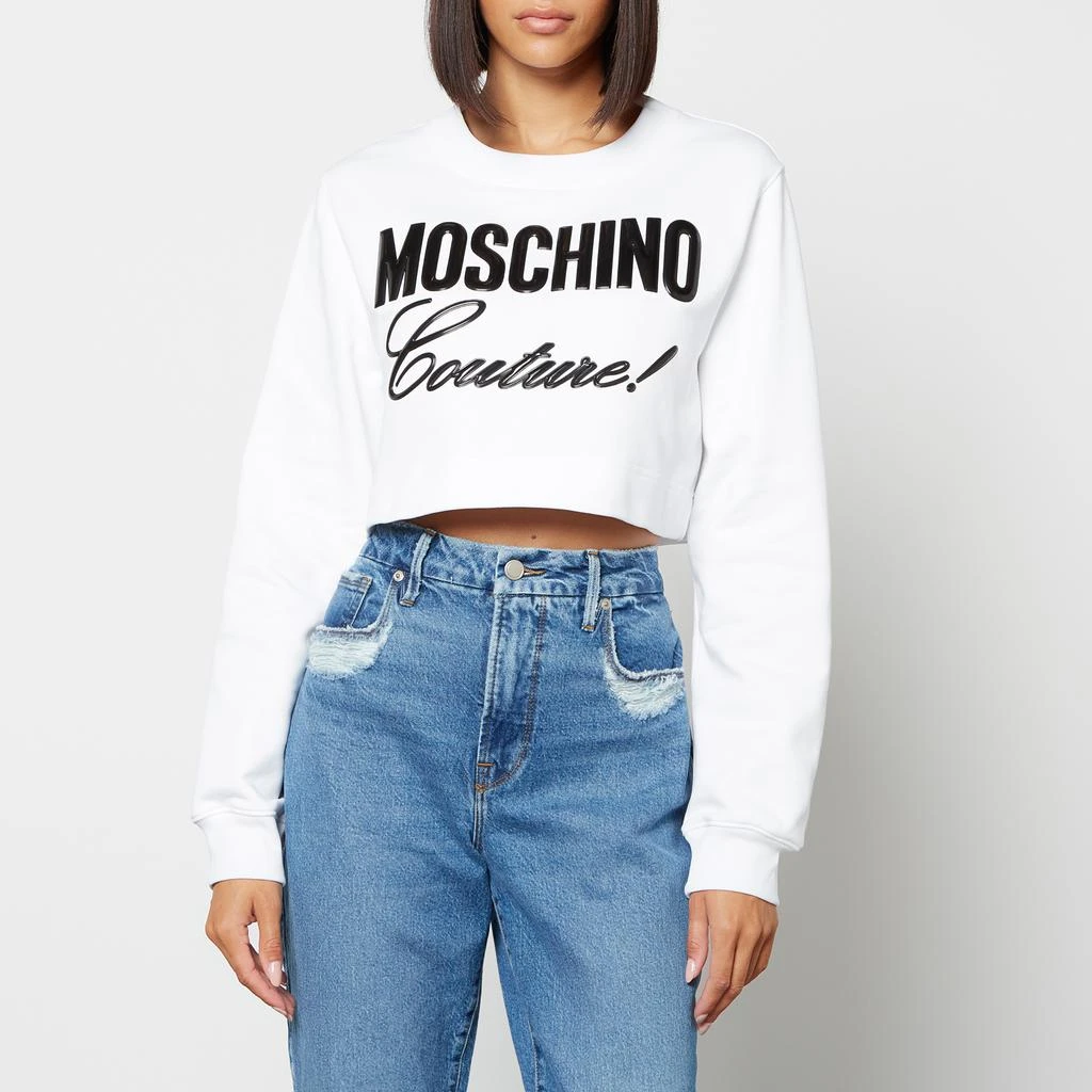 商品Moschino|Moschino Couture Loopback Cotton-Jersey Sweatshirt,价格¥674,第1张图片