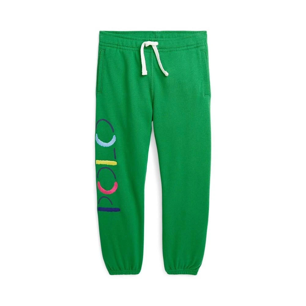 商品Ralph Lauren|Toddler and Little Girls Logo Fleece Jogger Pants,价格¥158,第1张图片