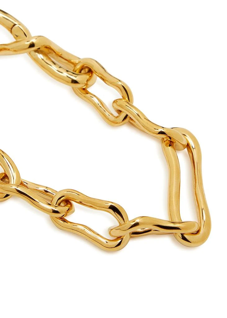 商品Missoma|Molten 18kt gold-plated chain bracelet,价格¥1457,第3张图片详细描述