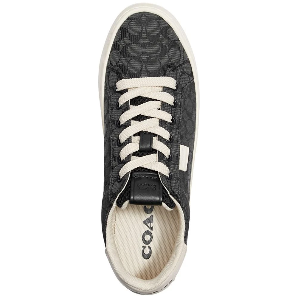 商品Coach|Women's Lowline Signature Lace Up Sneakers,价格¥225,第4张图片详细描述