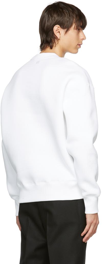 White Ami de Cœur Technical Patch Sweatshirt商品第3张图片规格展示