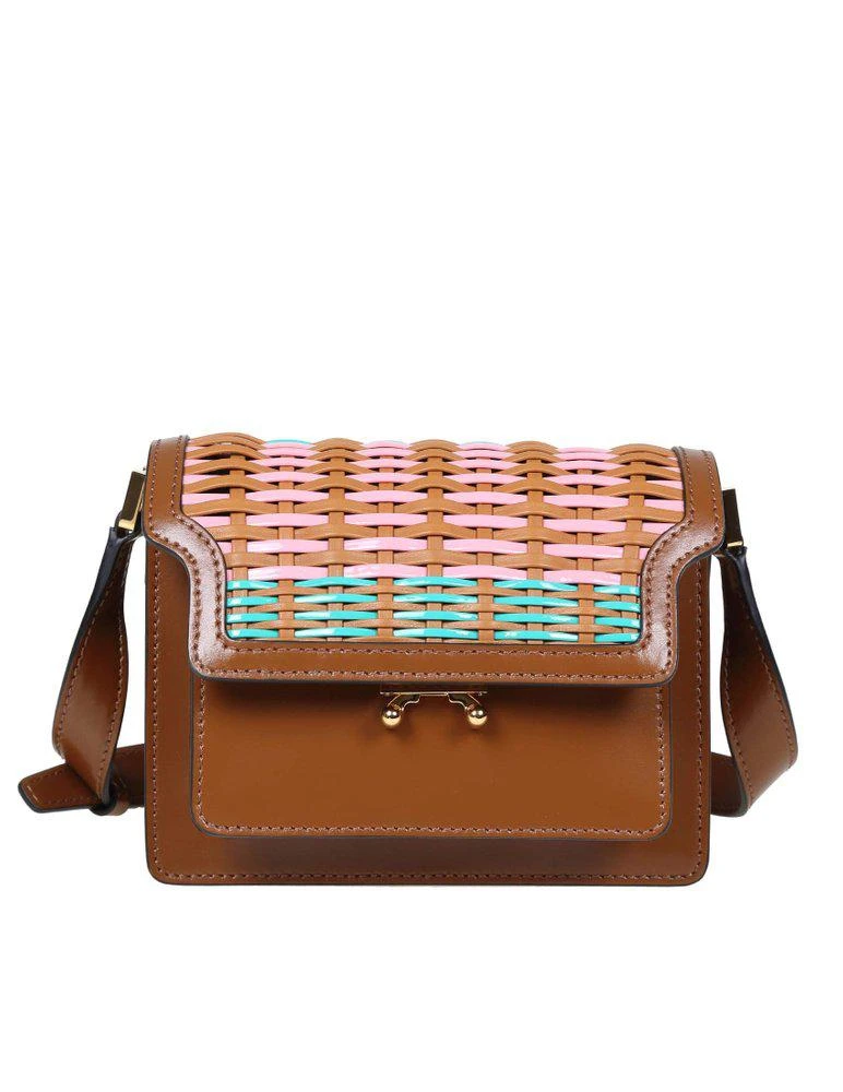 商品Marni|Marni Soft Mini Trunk Crossbody Bag,价格¥7178,第1张图片
