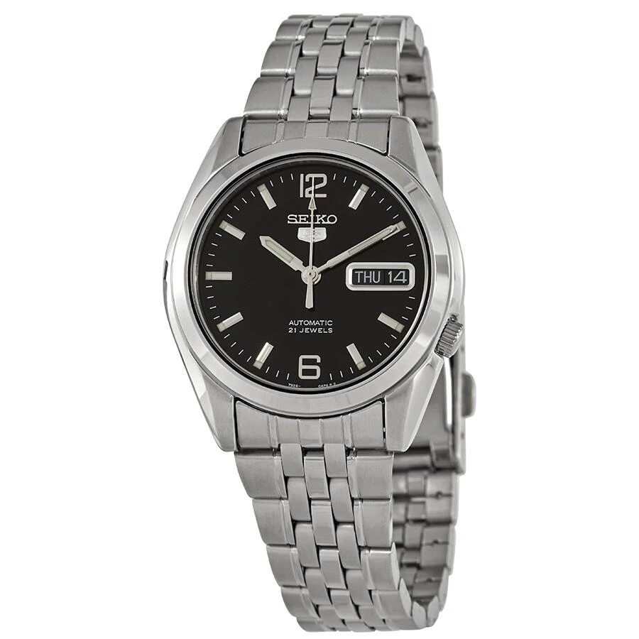 商品Seiko|Series 5 Automatic Black Dial Men's Watch SNK393,价格¥804,第1张图片