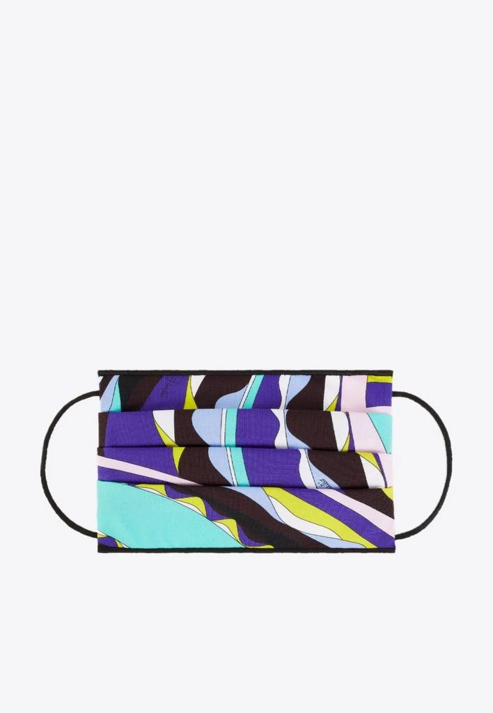 商品EMILIO PUCCI|Burle Print Face Mask Cover,价格¥899,第1张图片
