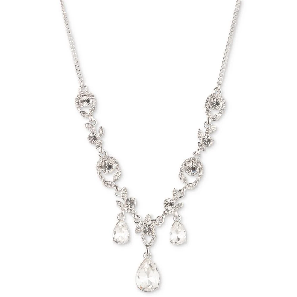 商品Givenchy|Silver-Tone Crystal Stone Lariat Necklace, 16" + 3" extender,价格¥306,第1张图片