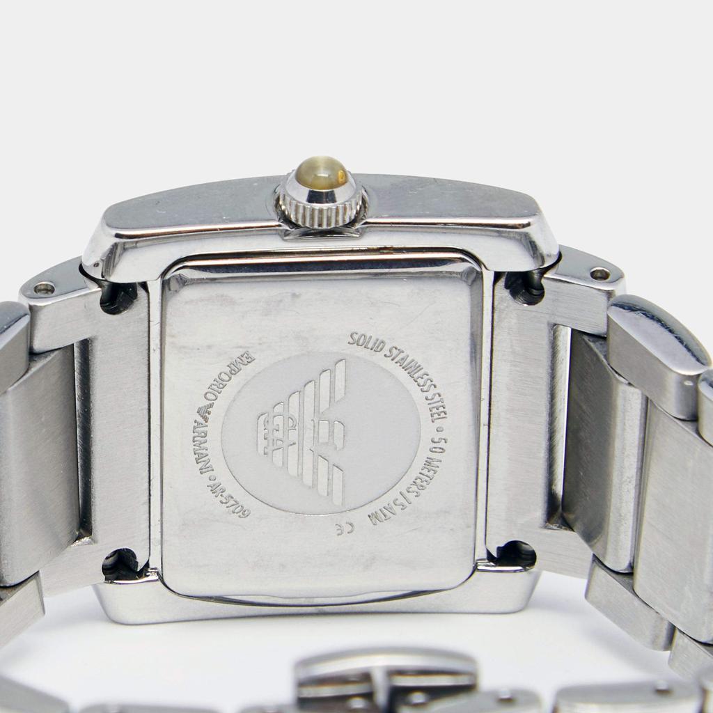 商品[二手商品] Emporio Armani|Emporio Armani Champagne Stainless Steel AR5709 Women's Wristwatch 27 mm,价格¥777,第6张图片详细描述