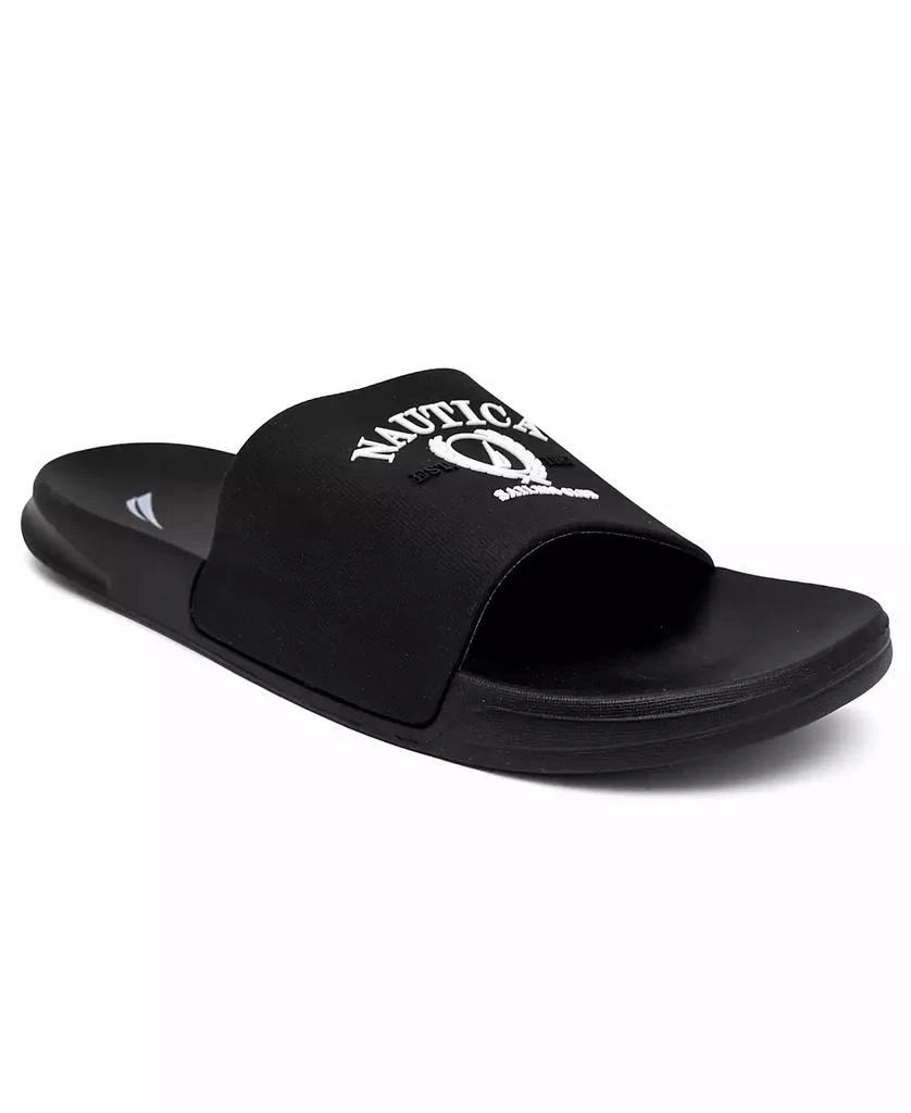 商品Nautica|Men's Porter 3 Pool Slip On Slides,价格¥114,第1张图片