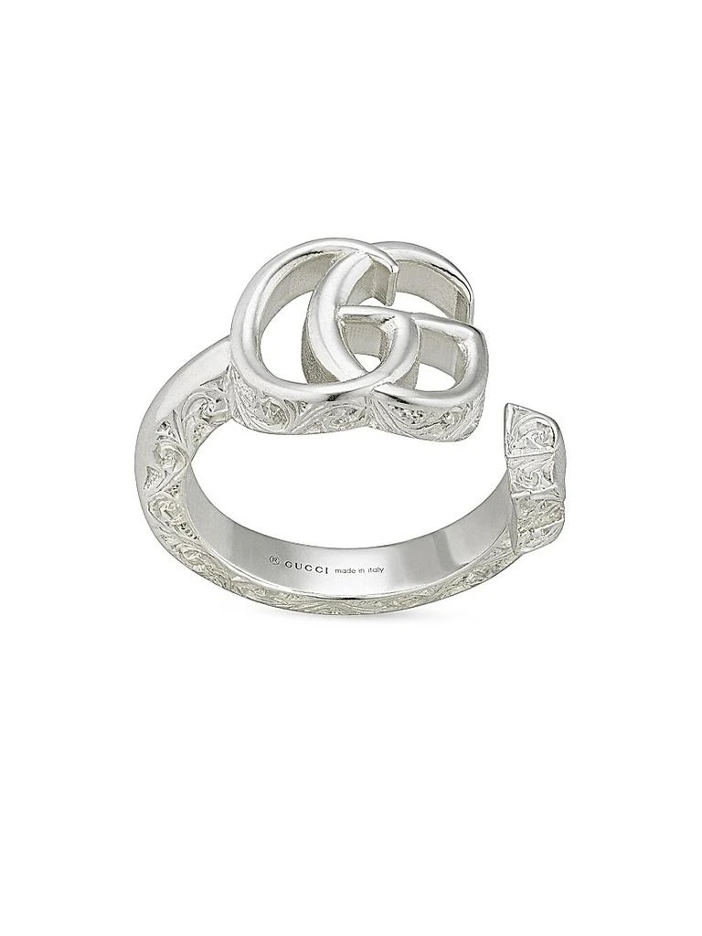 商品Gucci|GG Marmont Sterling Silver Key Ring,价格¥3016,第3张图片详细描述