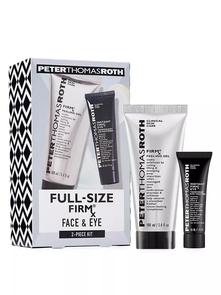 商品Peter Thomas Roth|FIRMx® Face & Eye 2-Piece Full-Size Gel & Tightener Set,价格¥368,第1张图片