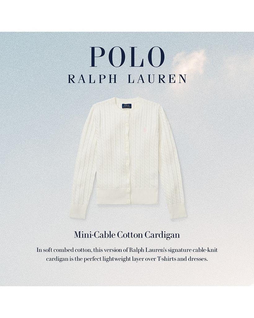 商品Ralph Lauren|赵露思同款女大童纯棉针织开衫,价格¥438,第5张图片详细描述