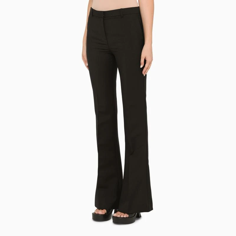 商品Versace|Black bell-bottom tailored trousers,价格¥4967,第3张图片详细描述