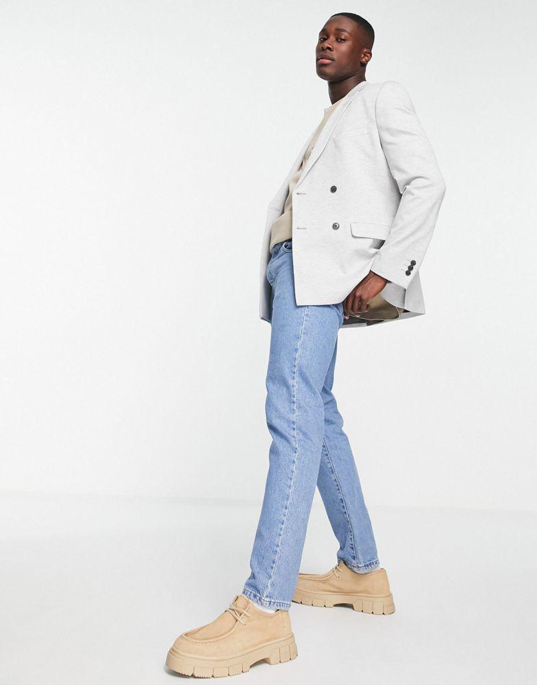Topman straight jeans in mid wash商品第1张图片规格展示