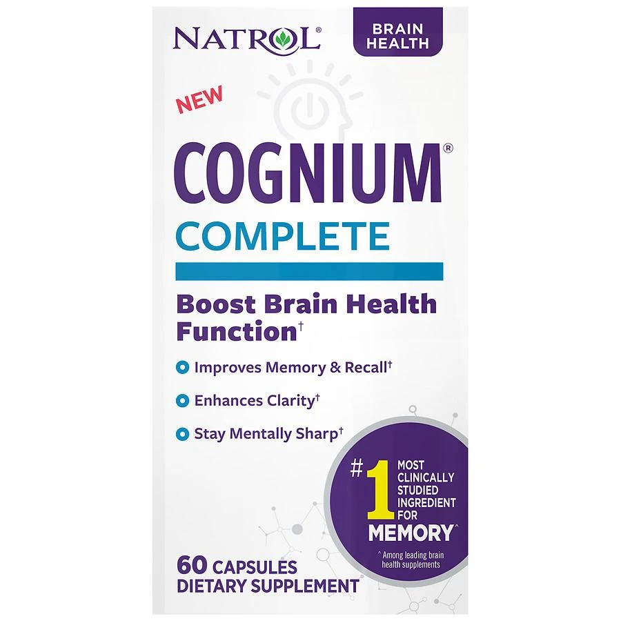 商品Natrol|Cognium Complete Capsules,价格¥293,第1张图片