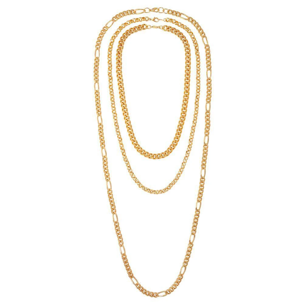 商品Susan Caplan Vintage|1980s vintage gold plated set of three chain necklaces,价格¥1291,第1张图片