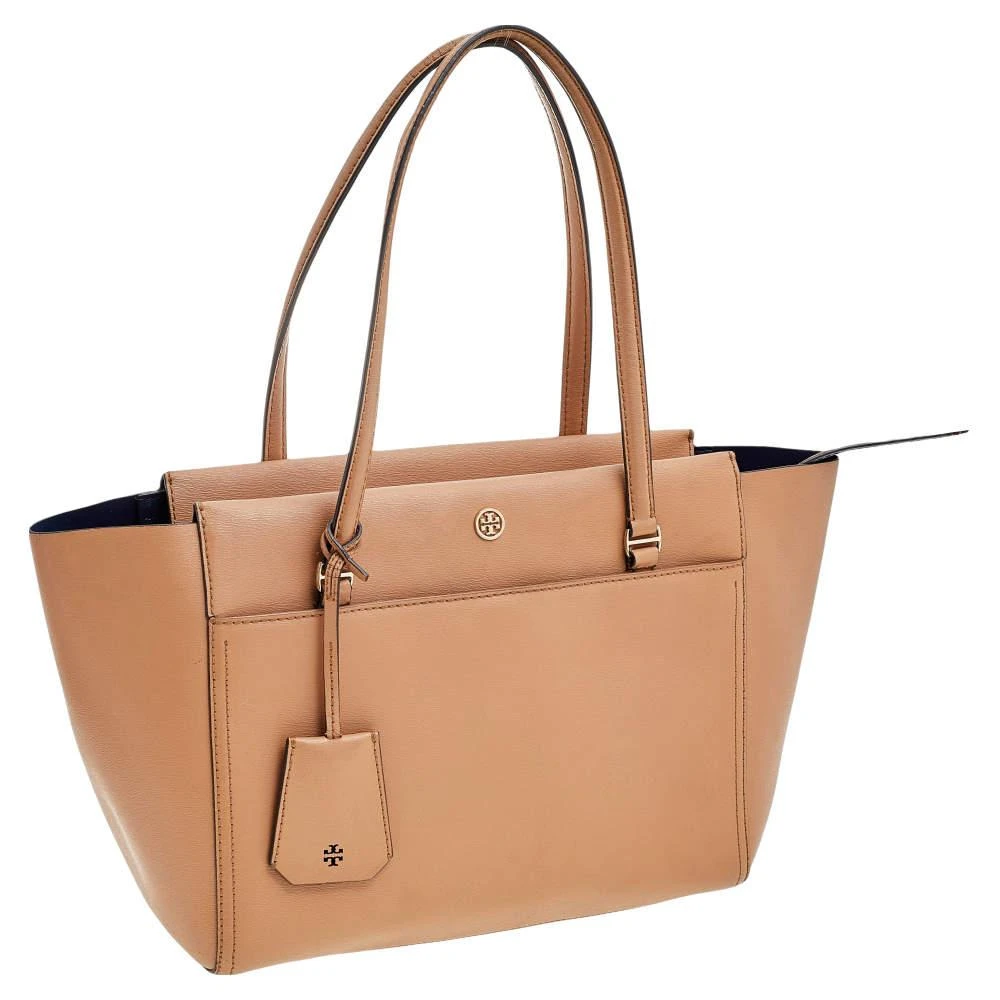 商品[二手商品] Tory Burch|Tory Burch Beige Leather Parker Tote,价格¥1135,第3张图片详细描述