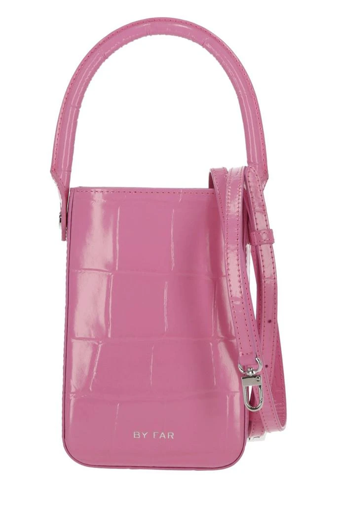 商品by FAR|By Far Note Lipstick Croc-Embossed Tote Bag,价格¥1687,第1张图片