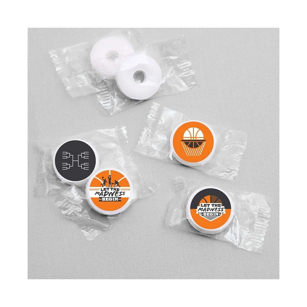 商品Big Dot of Happiness|Basketball - Let the Madness Begin - Round Candy Sticker Favors (1 sheet of 108),价格¥83,第2张图片详细描述