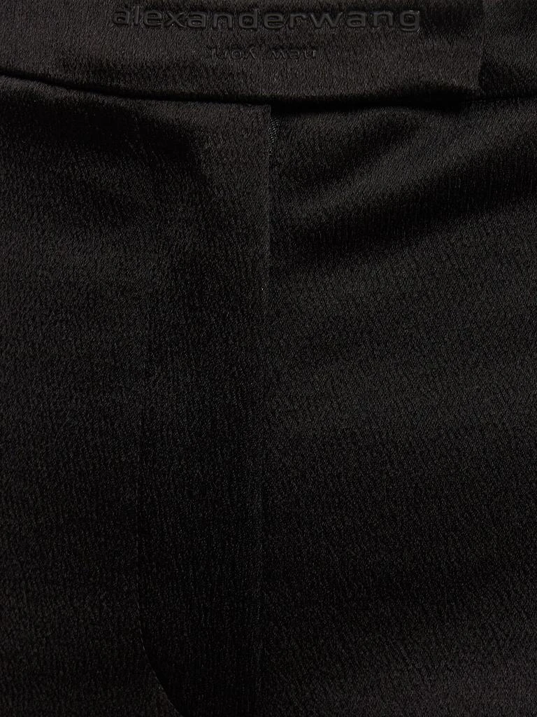 商品Alexander Wang|Logo Tailored Cotton Blend Leggings,价格¥2186,第3张图片详细描述