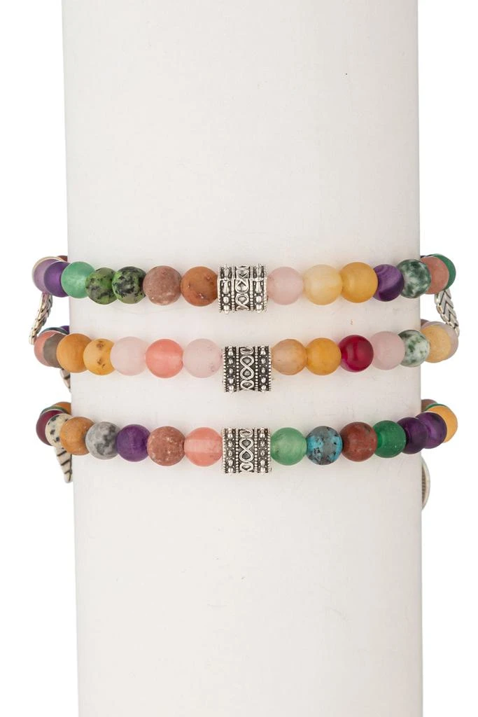 商品Eye Candy LA|Toya Bracelet Set - Rainbow Agate,价格¥256,第2张图片详细描述